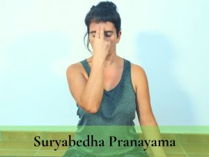 Respiración, pranayma. Suryabedha